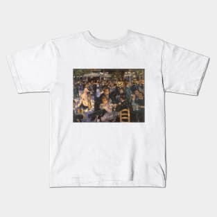 Dance at Le Moulin de la Galette by Pierre Renoir Kids T-Shirt